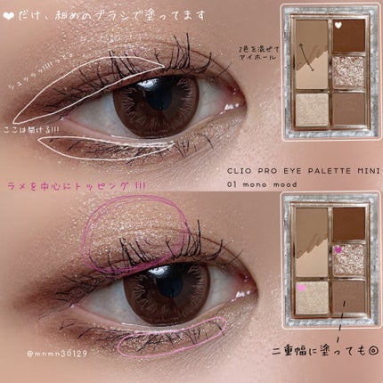 プロ アイパレット ミニ/CLIO/アイシャドウパレットを使ったクチコミ(1枚目)
