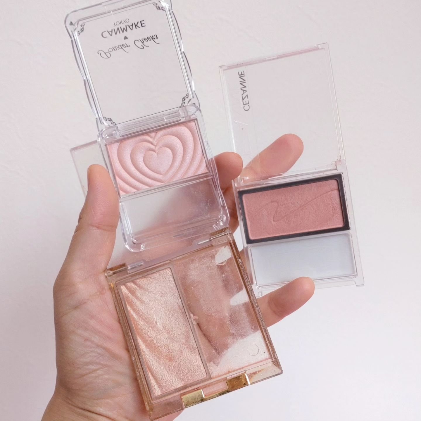 ドレープド シマーグロウ/excel/パウダーハイライトを使ったクチコミ（2枚目）