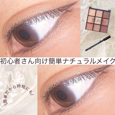 UR GLAM　BLOOMING EYE COLOR PALETTE/U R GLAM/パウダーアイシャドウを使ったクチコミ（1枚目）