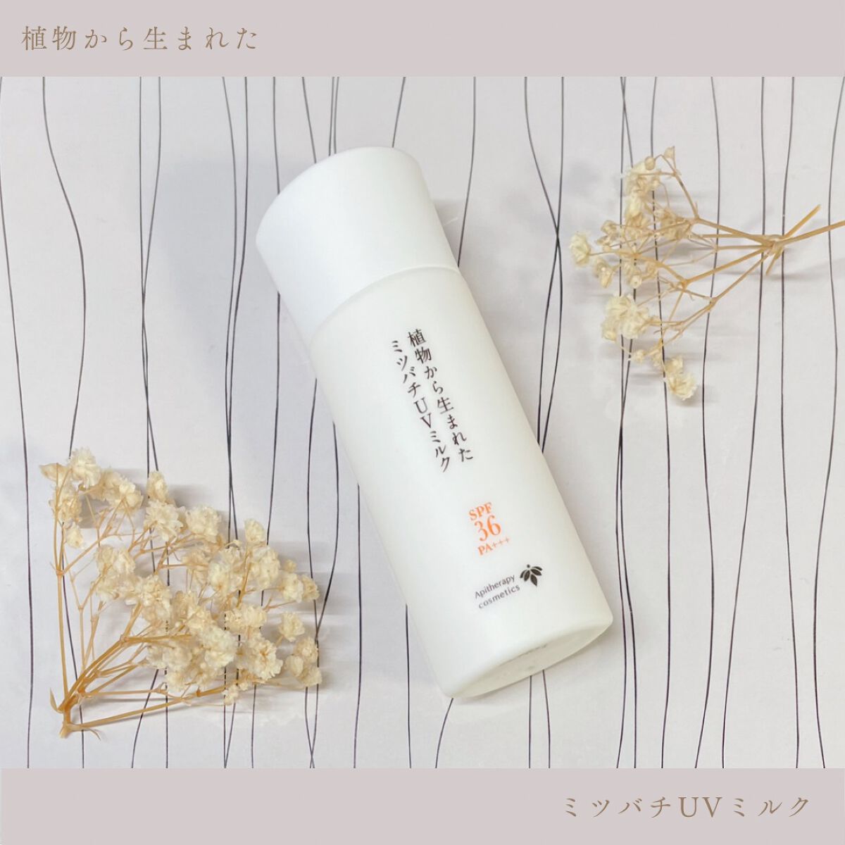 植物から生まれたミツバチUVミルク/アピセラピーコスメティクス/日焼け止めミルクを使ったクチコミ(1枚目)