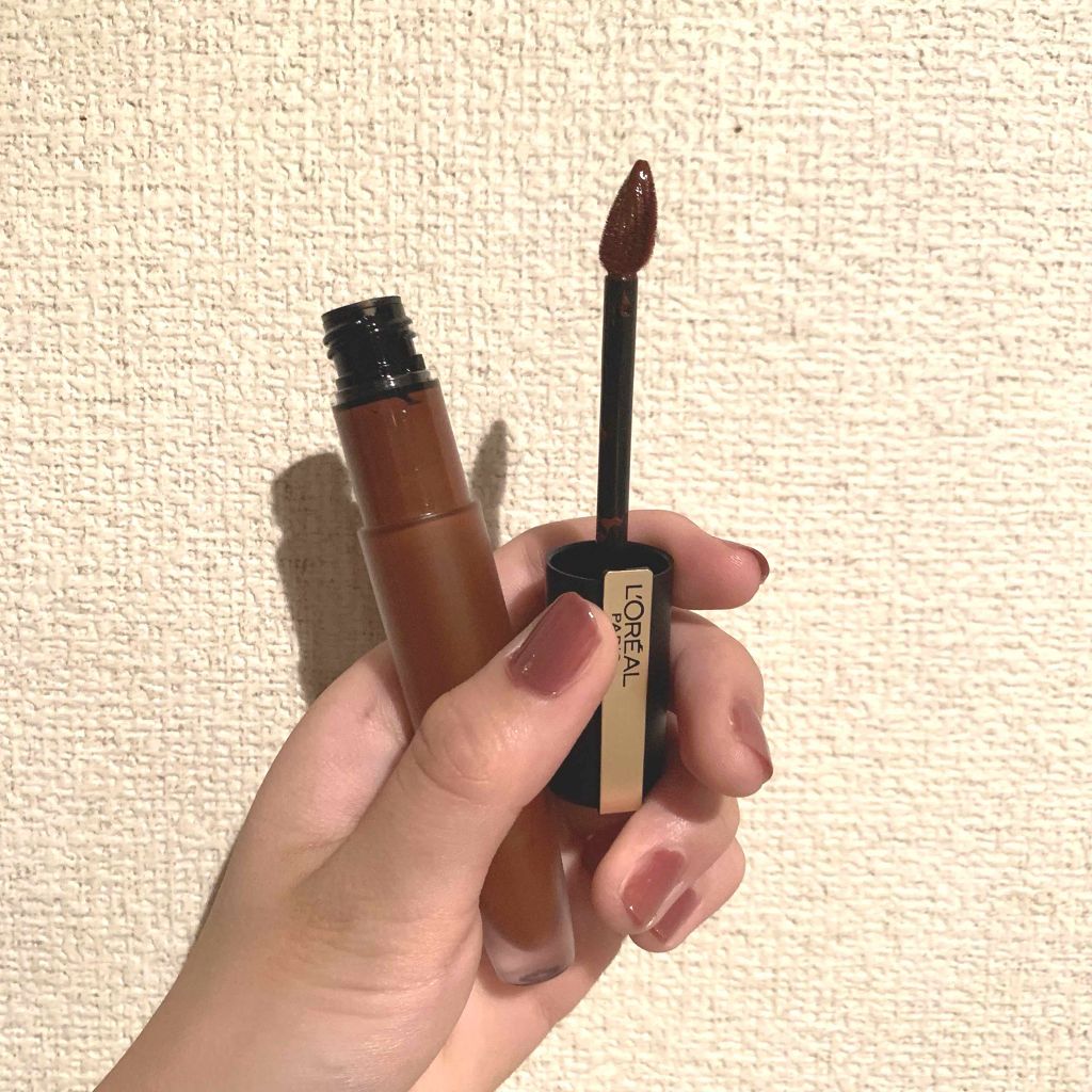 ルージュシグネチャー /ロレアル パリ/リップグロスを使ったクチコミ（2枚目）