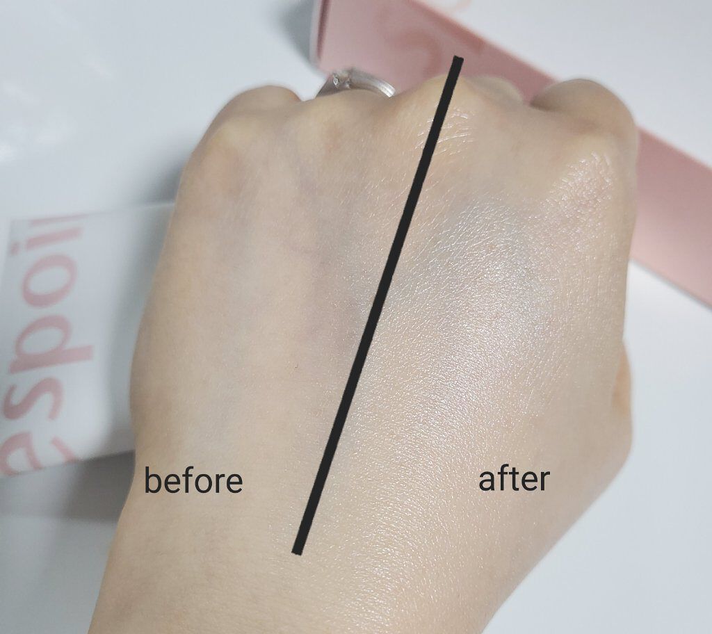 ウォータースプラッシュサンクリーム/espoir/日焼け止め・UVケアを使ったクチコミ（3枚目）