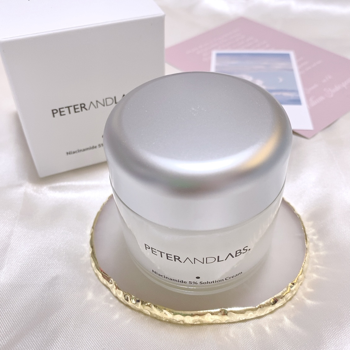 ナイアシンアミド5% ソリューション モイスチャークリーム/PETERANDLABS/フェイスクリームを使ったクチコミ（1枚目）