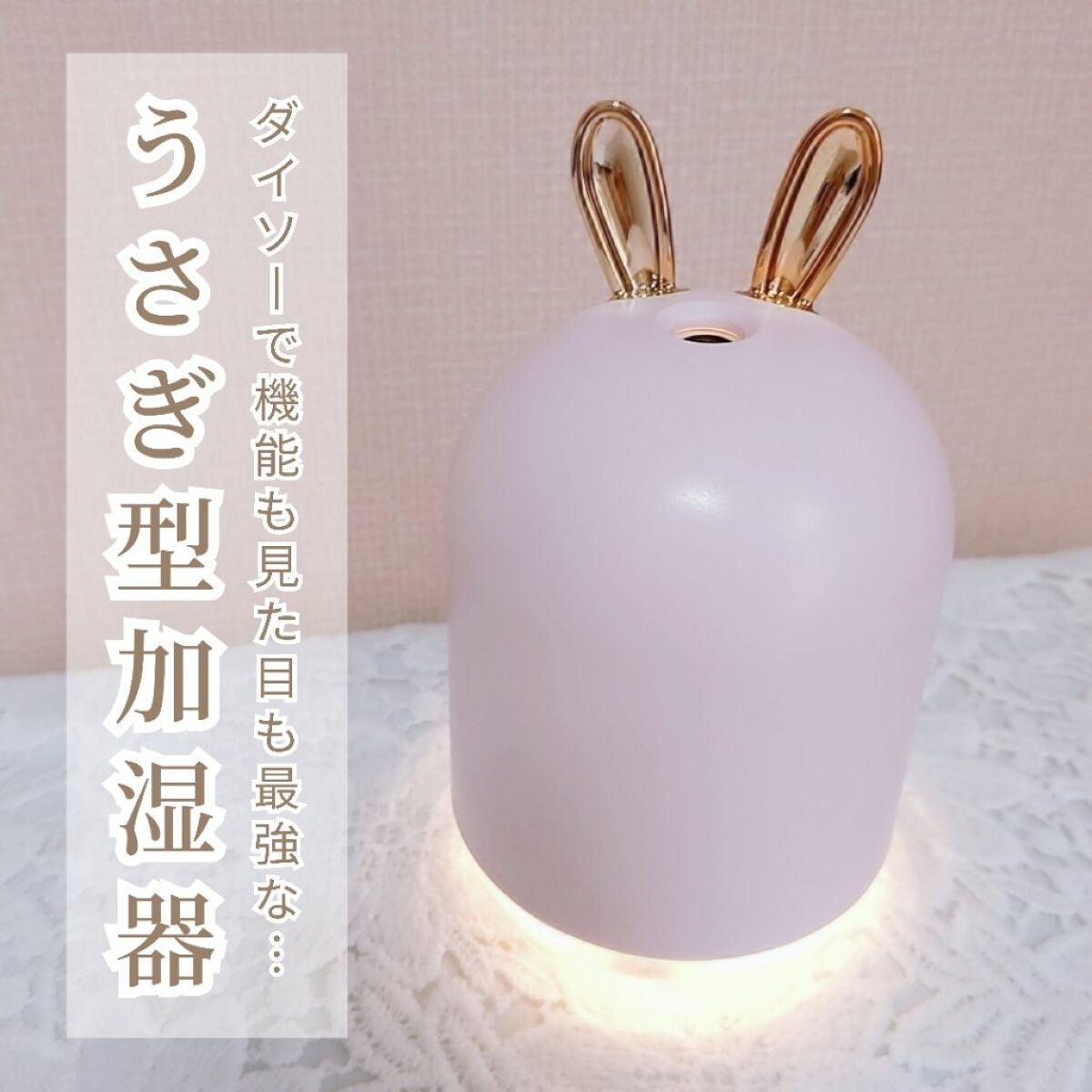 加湿器 うさぎ・トナカイ/DAISO/その他を使ったクチコミ(1枚目)