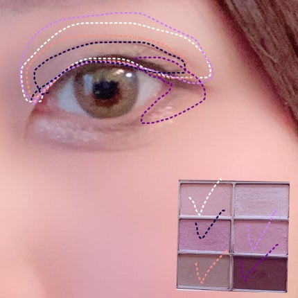 アイ ヴィーガン シアーパレット/AMUSE/アイシャドウパレットを使ったクチコミ(6枚目)