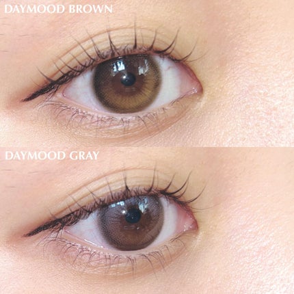 デームードブラウンマンスリー (DAYMOOD BROWN monthly)/OLOLA/1ヶ月(1MONTH)カラコンを使ったクチコミ(3枚目)