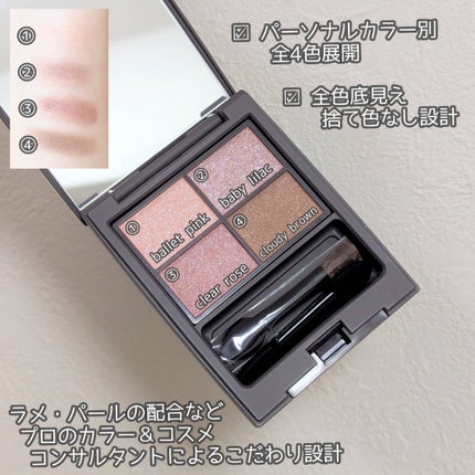 アンノウンアイズ/STEIASUR(ステイアシュール)/アイシャドウパレットを使ったクチコミ(2枚目)
