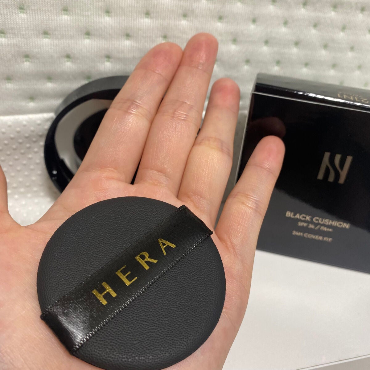 ブラック クッション/HERA/クッションファンデーションを使ったクチコミ(3枚目)