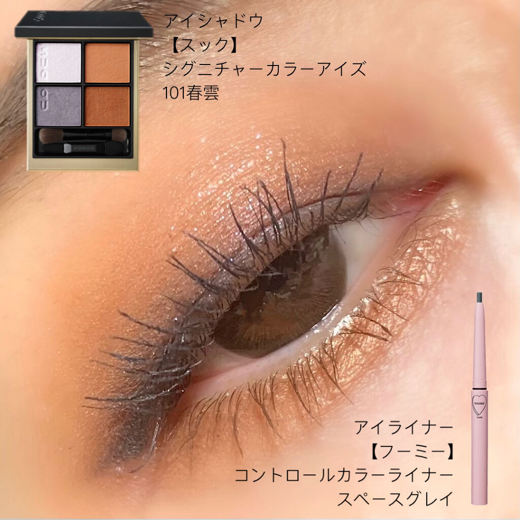 コントロールカラーライナー space gray/WHOMEE/ペンシルアイライナーを使ったクチコミ（2枚目）