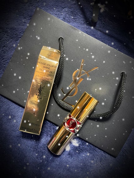 ルージュ ヴォリュプテ シャイン/YVES SAINT LAURENT BEAUTE/口紅を使ったクチコミ(1枚目)