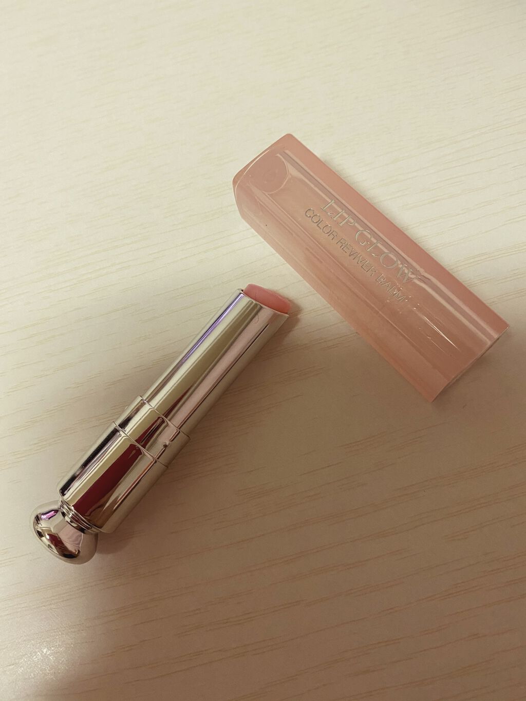 【旧】ディオール アディクト リップ グロウ 001 ピンク/Dior/リップケアを使ったクチコミ（1枚目）