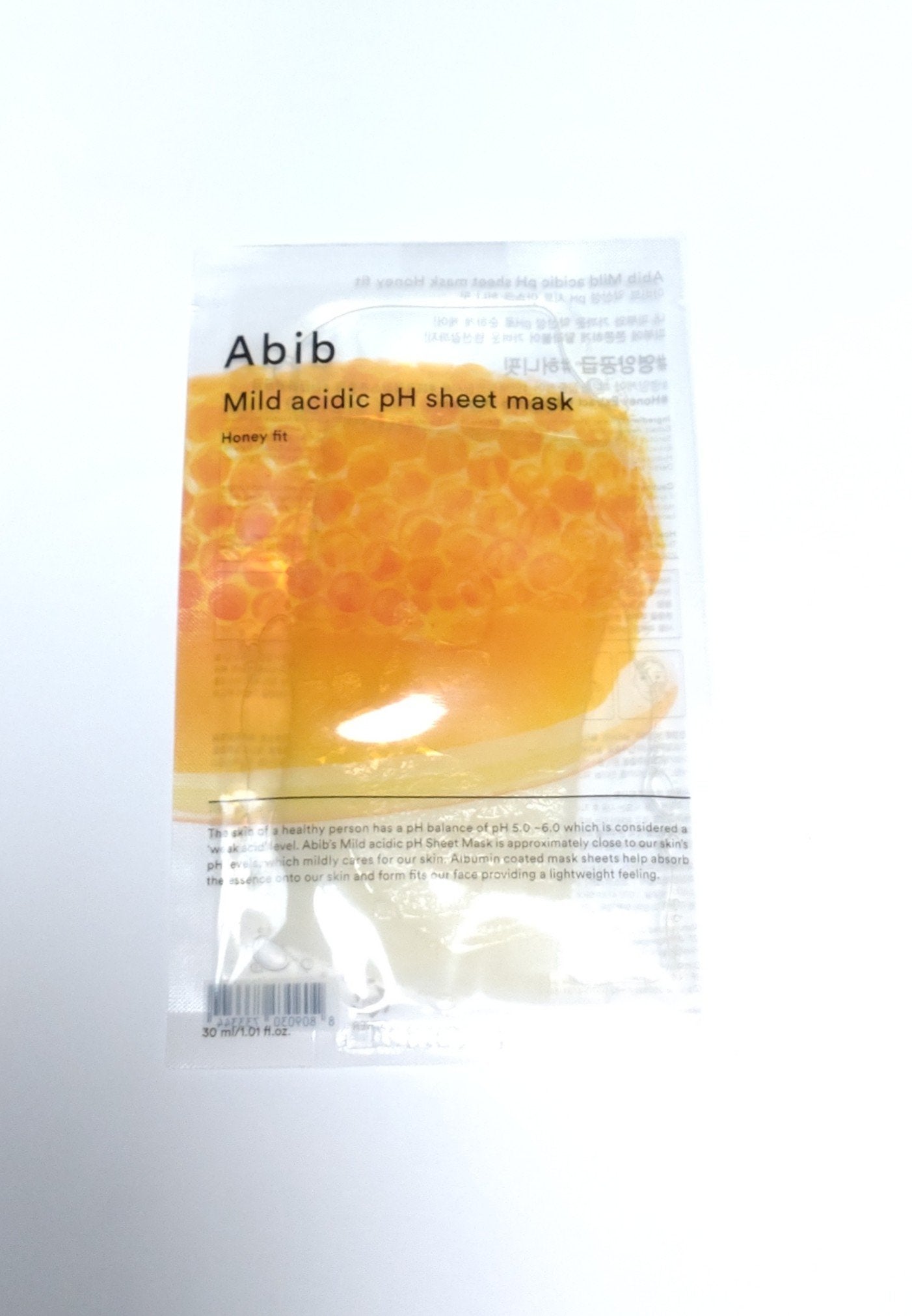弱酸性pHシートマスク ハニーフィット/Abib /シートマスク・パックを使ったクチコミ(1枚目)