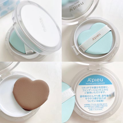 ウォーターロック サラサラパクト/A’pieu/フェイスパウダーを使ったクチコミ(4枚目)