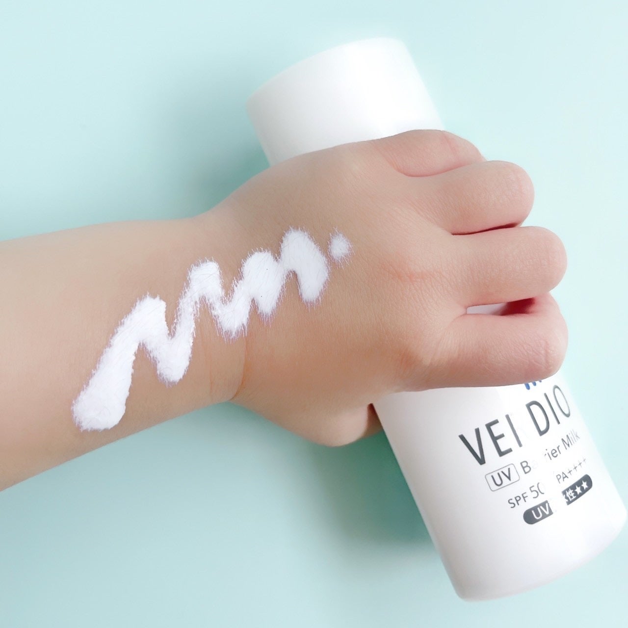 ベルディオ UV バリアミルク/メンターム/日焼け止めミルクを使ったクチコミ(3枚目)