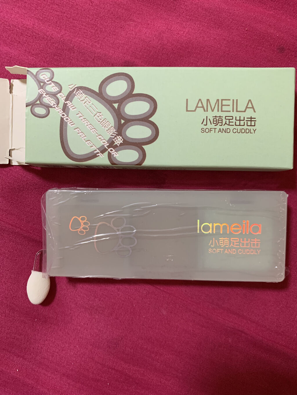 アイシャドウパレット/Lameila/アイシャドウパレットを使ったクチコミ（1枚目）