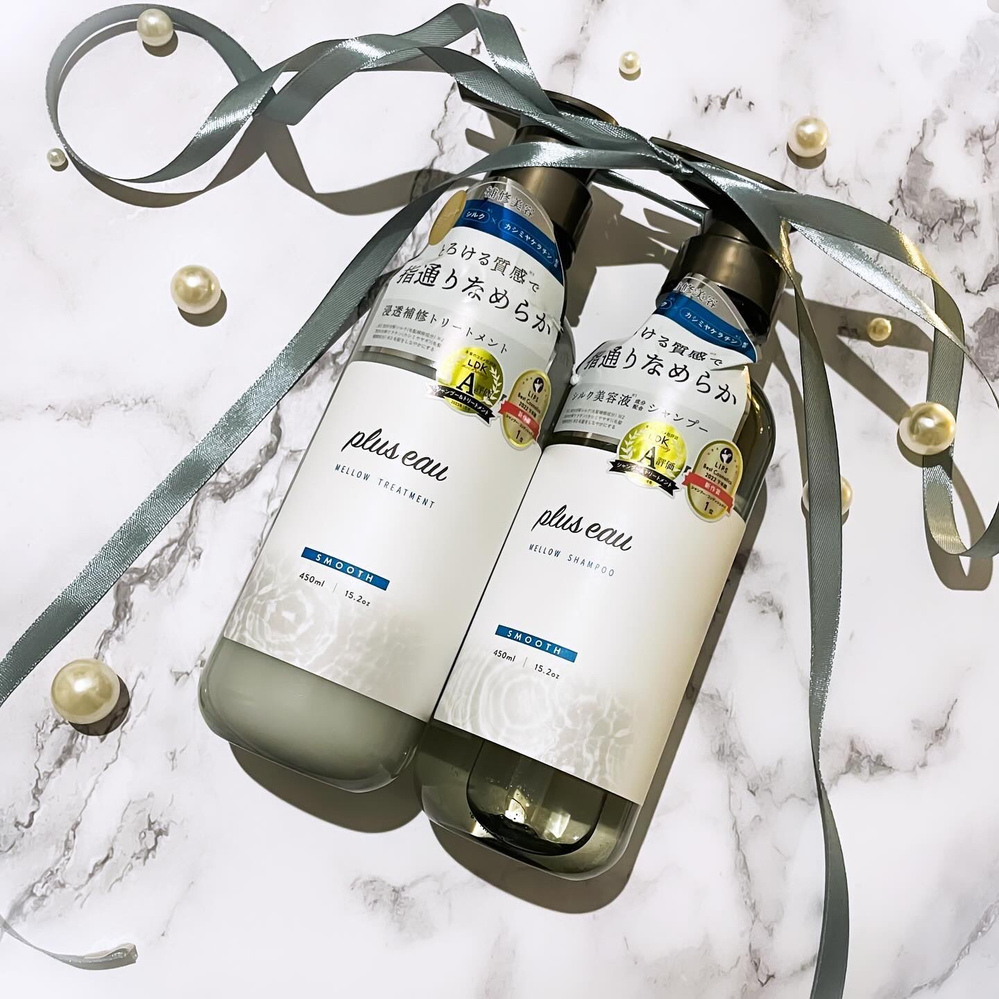 メロウシャンプー/メロウトリートメント/plus eau/市販シャンプーを使ったクチコミ（1枚目）