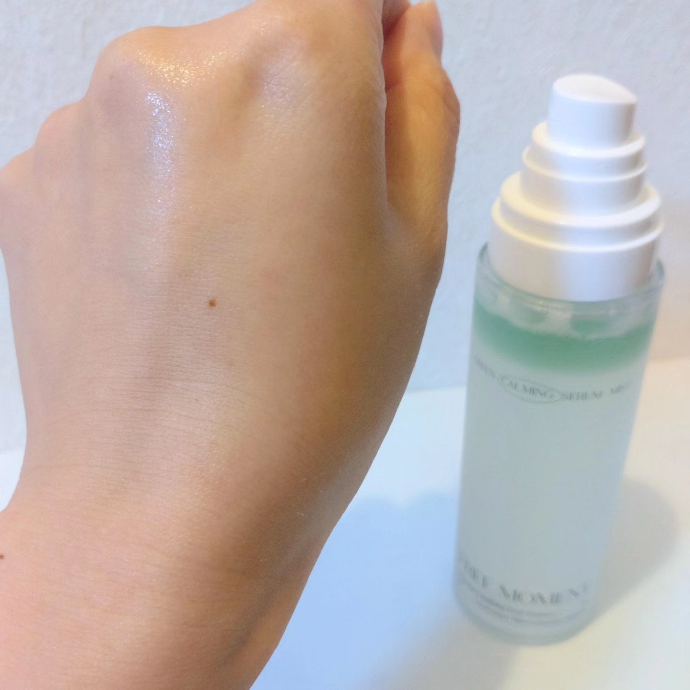 グリーンカーミングセラムミスト/Free Moment /ミスト状化粧水を使ったクチコミ(4枚目)