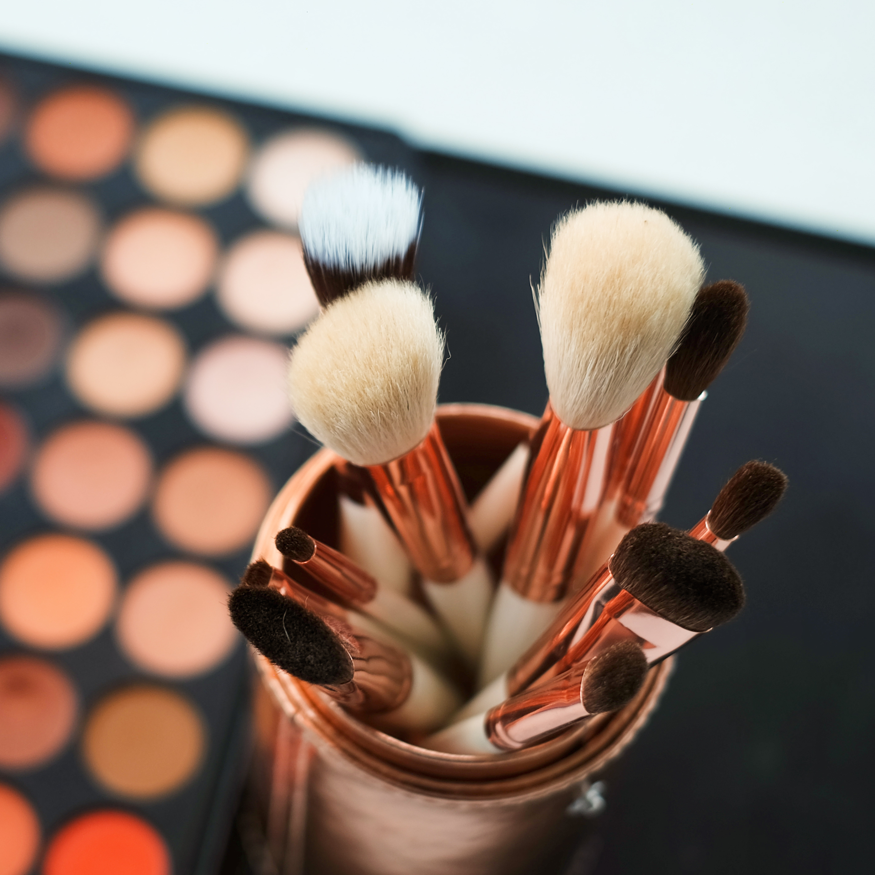 UR GLAM　BLOOMING EYE COLOR PALETTE/U R GLAM/アイシャドウパレットを使ったクチコミ（1枚目）