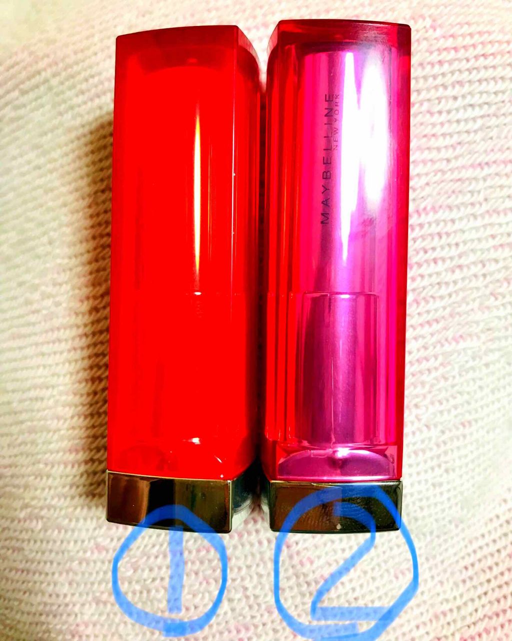 カラーセンセーショナル リップスティック A /MAYBELLINE NEW YORK/口紅を使ったクチコミ(1枚目)