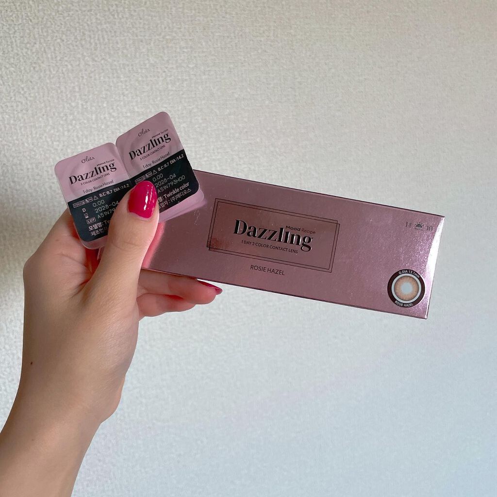 ダズリング3カラーワンデー(Dazzling 3color 1day )/OLOLA/ワンデー(1DAY)カラコンを使ったクチコミ(3枚目)