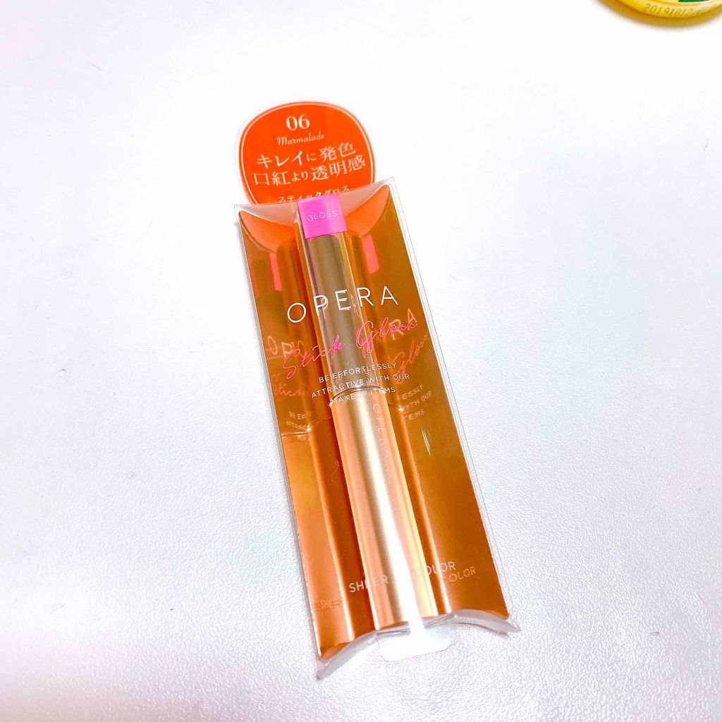オペラ シアーリップカラー RN 06 ママレード/OPERA/リップグロスを使ったクチコミ（1枚目）