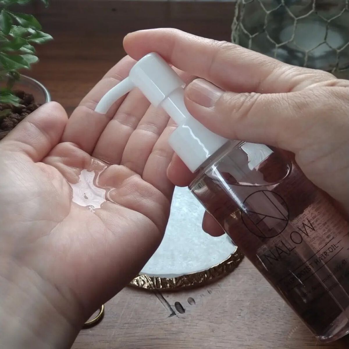 ナロウ ディープモイストヘアオイル/NALOW/ヘアオイルを使ったクチコミ（3枚目）