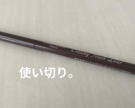 クリーミータッチライナー/キャンメイク/ジェルアイライナーを使ったクチコミ(1枚目)