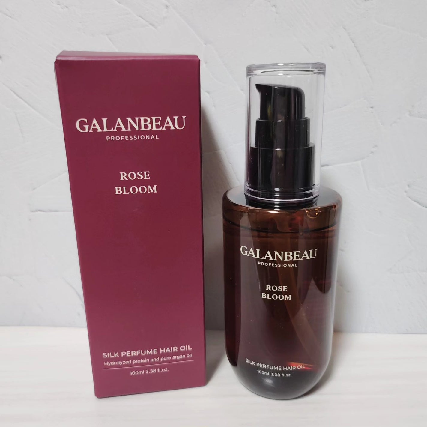 シルクパフュームヘアオイル(ローズブルーム)/ガランビュー/ヘアオイルを使ったクチコミ(1枚目)