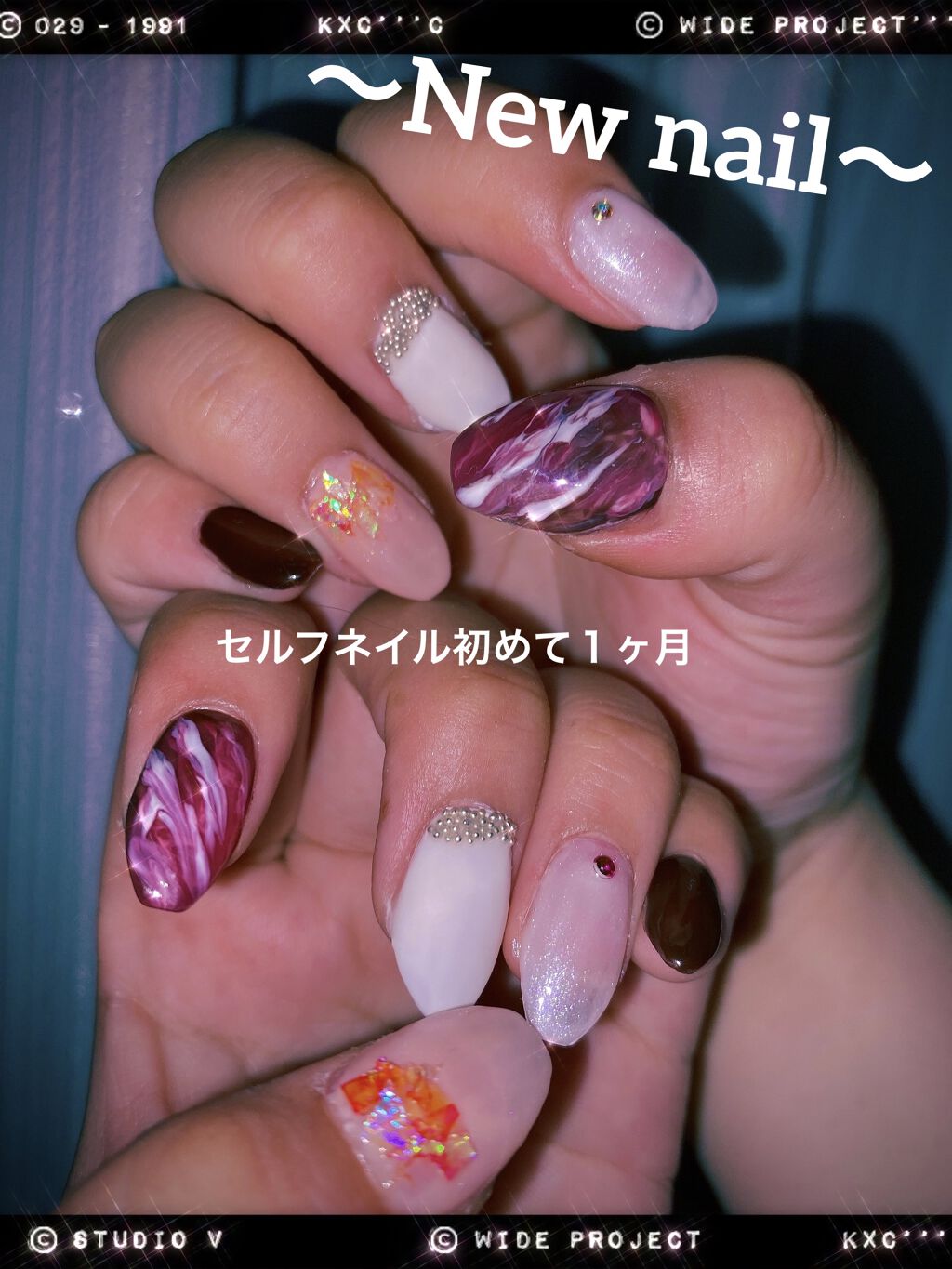 ジェルネイル（ライト対応）/セリア/ジェルネイルを使ったクチコミ（1枚目）