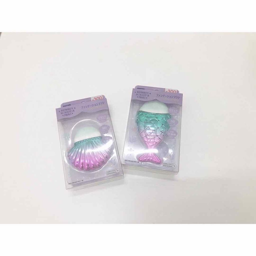 ファンデーションブラシ マーメイド/DAISO/メイクブラシを使ったクチコミ（2枚目）