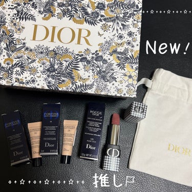 ルージュ ディオール 100V ヌード ルック ベルベット<ニュー ルック エディション>（生産終了）/Dior/口紅を使ったクチコミ（1枚目）