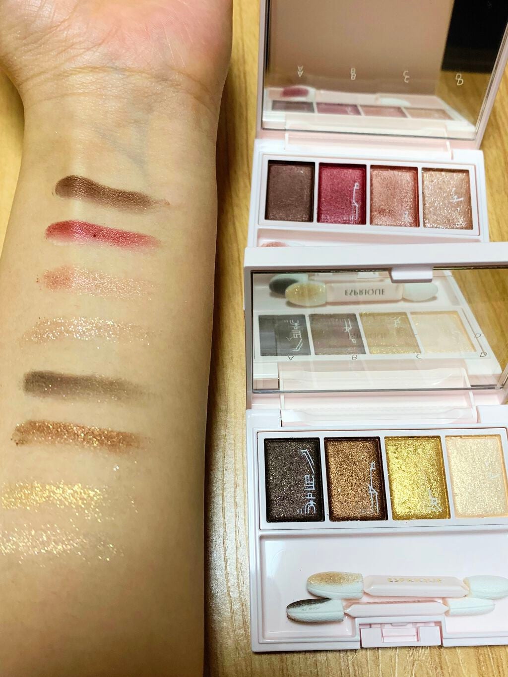 メロウ フィーリング アイズ/ESPRIQUE/アイシャドウパレットを使ったクチコミ(8枚目)