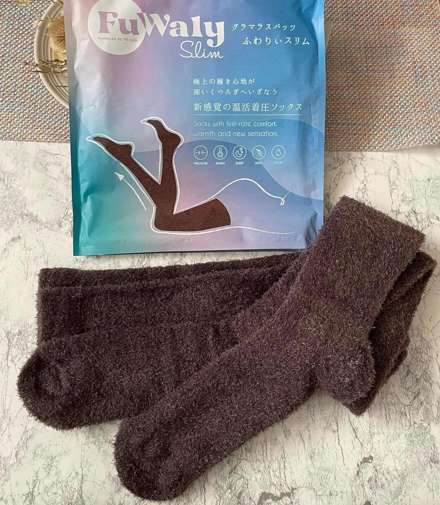 FuWaly Slim ソックスタイプロング/グラマラスパッツシリーズ/着圧ソックス・レギンスを使ったクチコミ(4枚目)