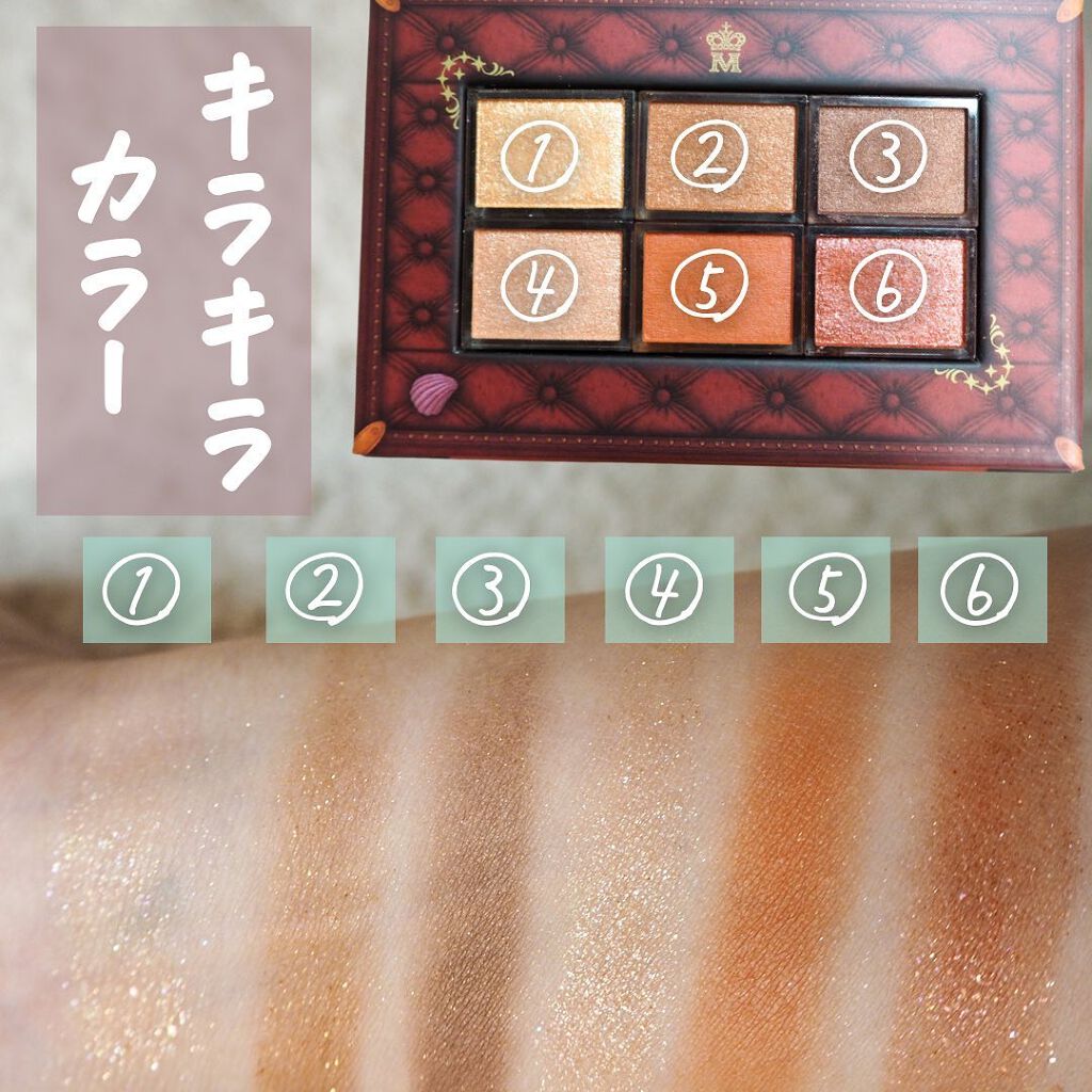 ナイストゥミーチュートランク/MAJOLICA MAJORCA/アイシャドウパレットを使ったクチコミ(4枚目)