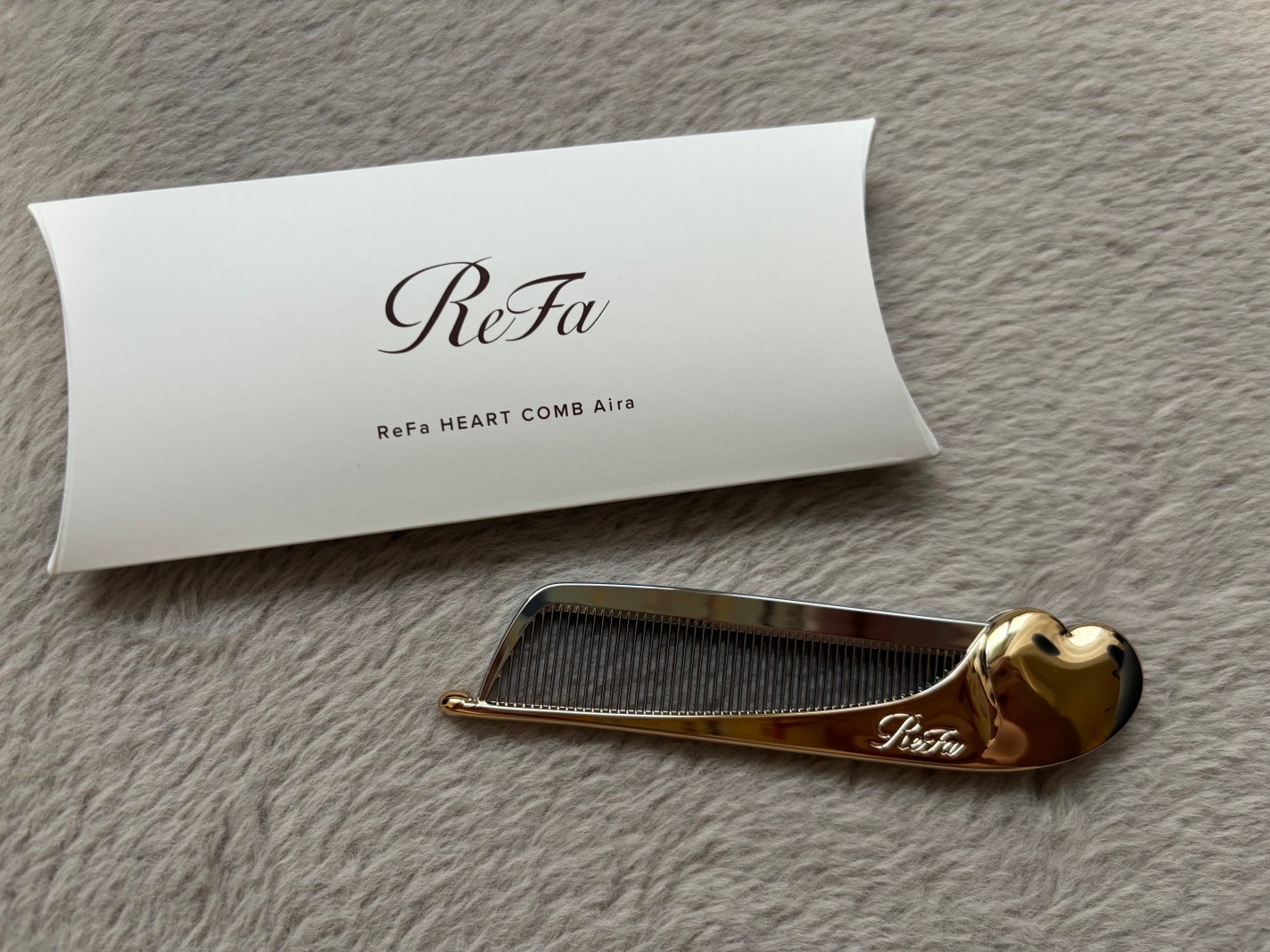 ReFa HEART COMB Aira/ReFa/ヘアコームを使ったクチコミ(1枚目)