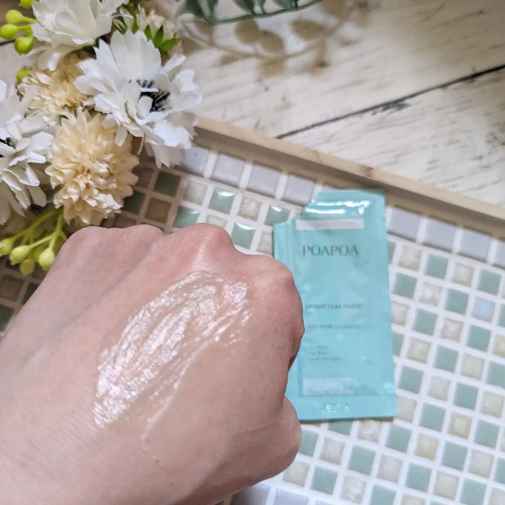 ブライトクレイペースト/POAPOA/洗顔フォームを使ったクチコミ（2枚目）