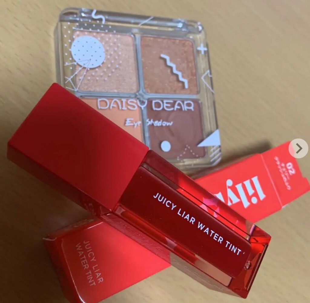 ジューシーライアー ウォーターティント/lilybyred/リップティントを使ったクチコミ（1枚目）