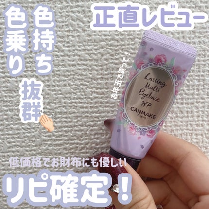 ラスティングマルチアイベース WP/キャンメイク/アイシャドウベースを使ったクチコミ(1枚目)