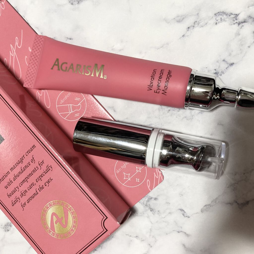 アイキュット マッサージャークリーム/AGARISM/アイケア・アイクリームを使ったクチコミ（2枚目）