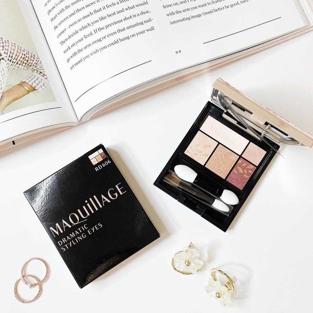 ドラマティックスタイリングアイズ/マキアージュ/アイシャドウパレットを使ったクチコミ(3枚目)