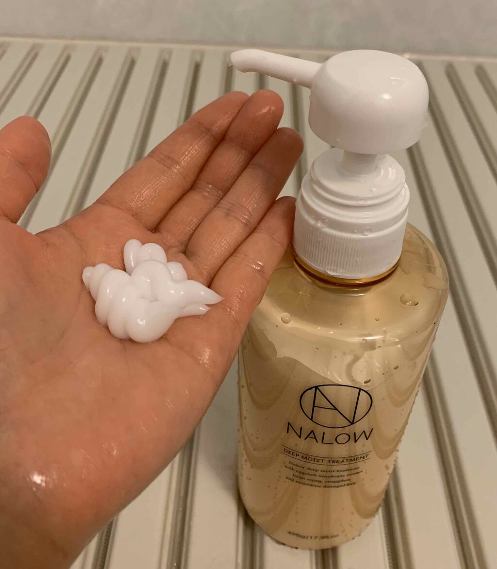 ディープモイスト シャンプー／トリートメント トリートメント490g/NALOW/市販シャンプーを使ったクチコミ（1枚目）