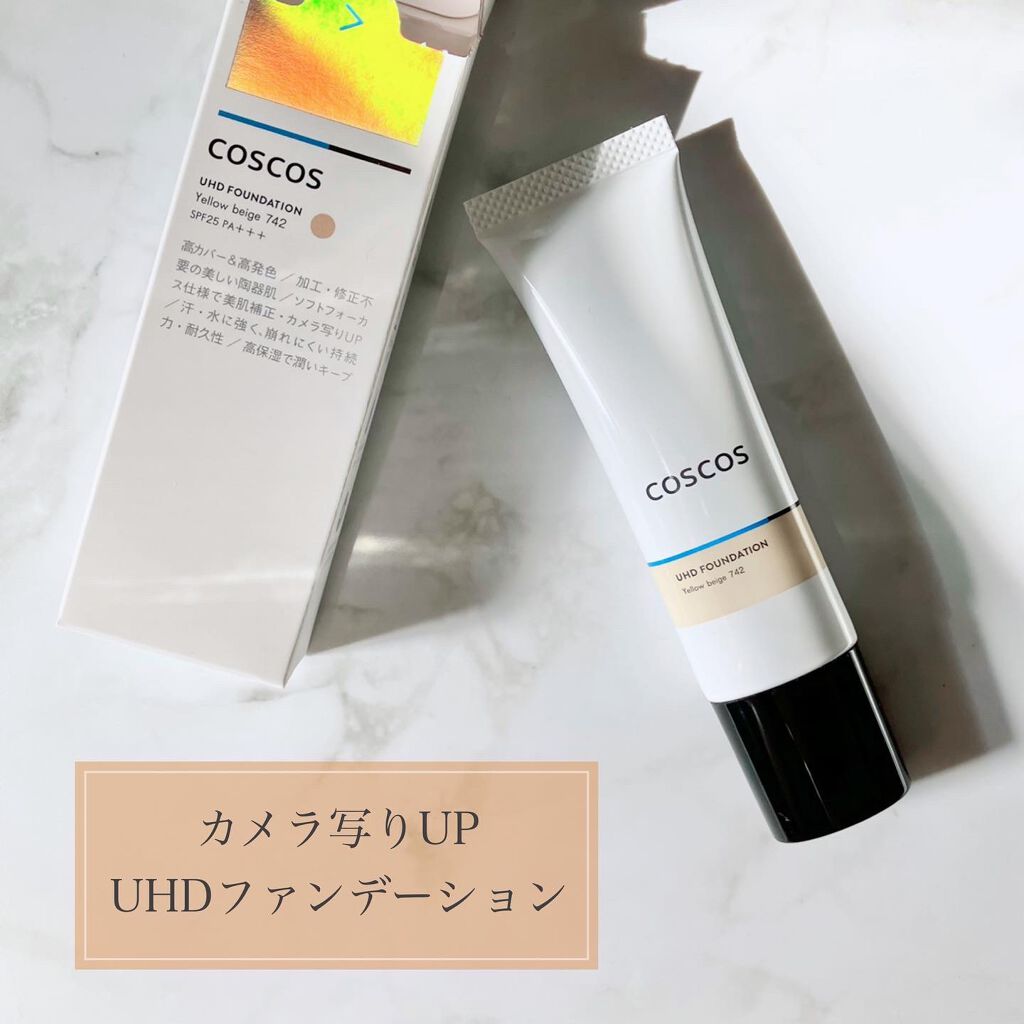 UHDファンデーションホワイト(WH01)/COSCOS/リキッドファンデーションを使ったクチコミ(1枚目)