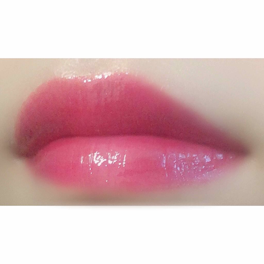 フォーエヴァージューシー オイルルージュ ティント 01 forbidden fruit/JILL STUART/リップティントを使ったクチコミ（3枚目）