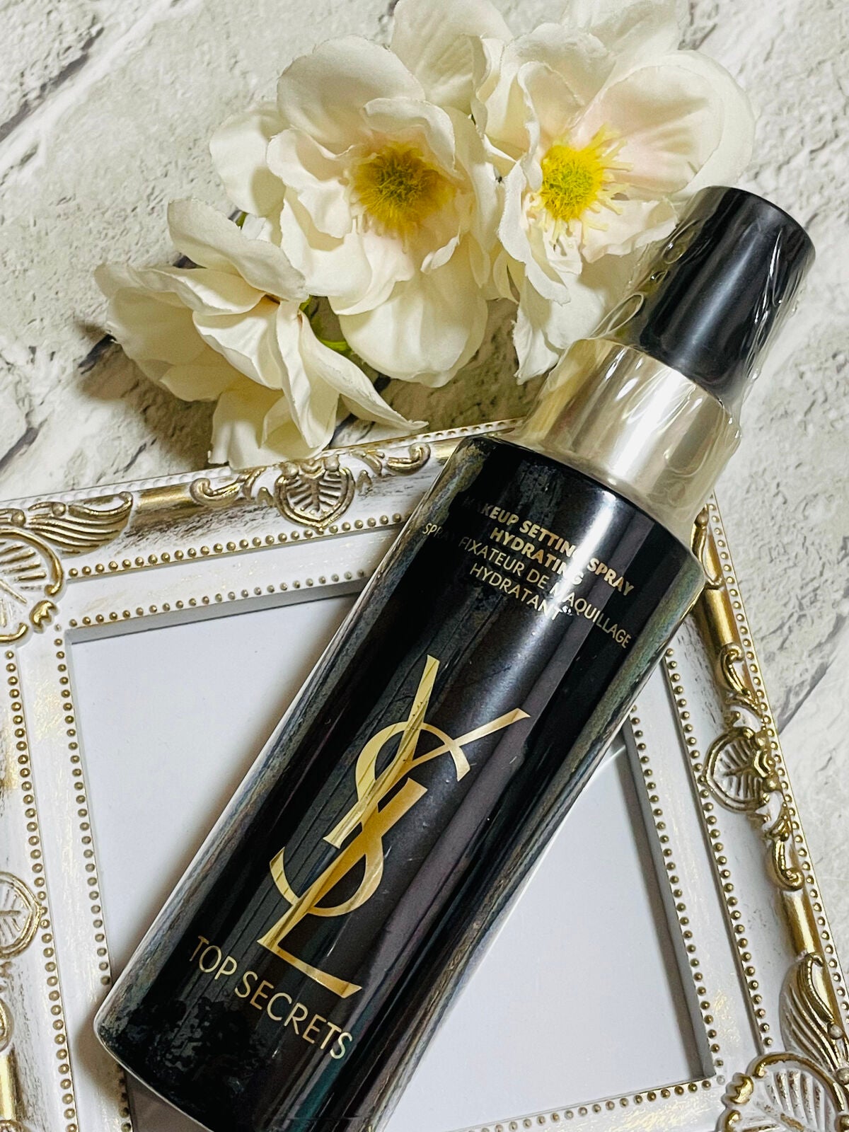 トップ シークレット セッティング グロウ スプレー/YVES SAINT LAURENT BEAUTE/ミスト状化粧水を使ったクチコミ(1枚目)