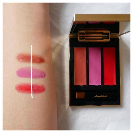 Amplitude リップカラーパレット リミテッドコレクションaのクチコミ「『唇にトキメキを宿すリップパレット💋』
Amplitude
#リップカラーパレットリミ.....」(3枚目)