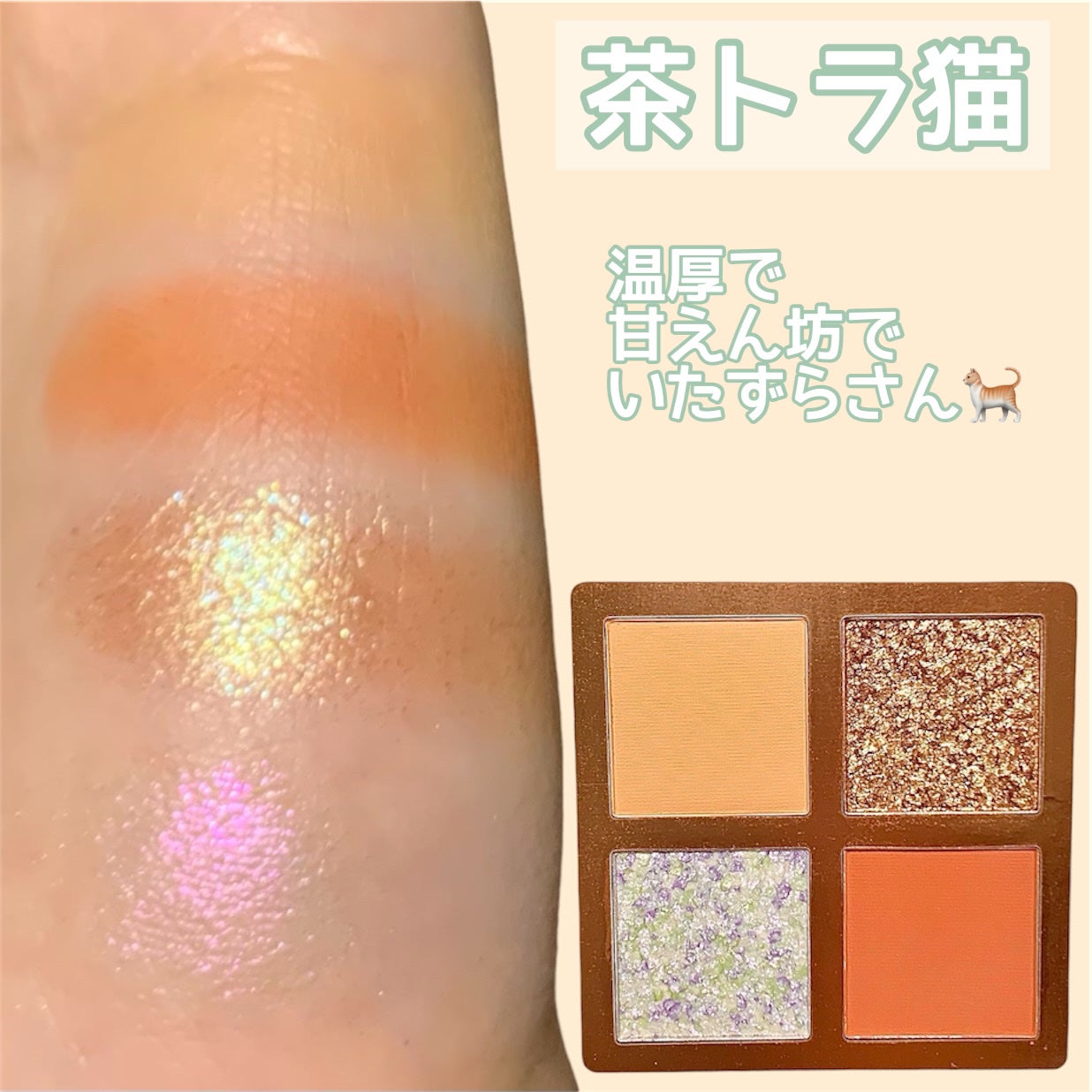 Venus Marble アイシャドウキャットシリーズ/Venus Marble/アイシャドウパレットを使ったクチコミ(3枚目)