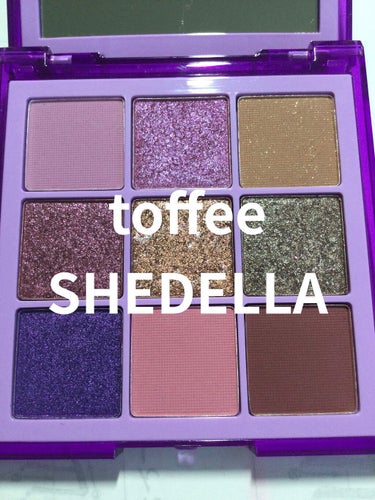  诗蒂娅九色眼影盘 (9 Colors Eye Shadow Palette) P102 Toffee /SHEDELLA/アイシャドウパレットを使ったクチコミ（1枚目）