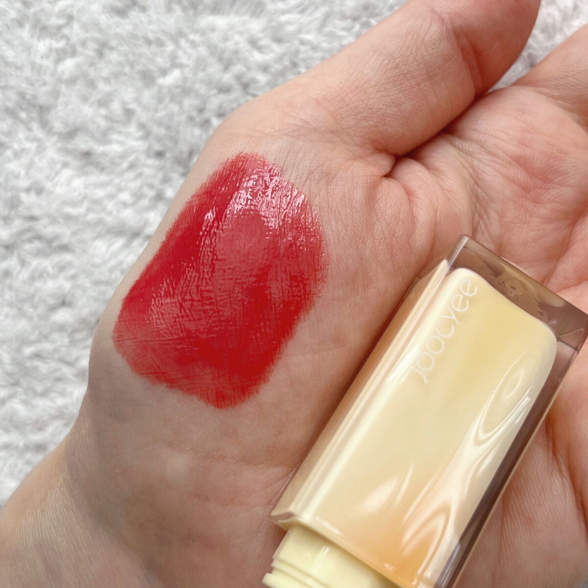 夏禅シリーズ 水光シアーリップスティック/Joocyee/口紅を使ったクチコミ(3枚目)