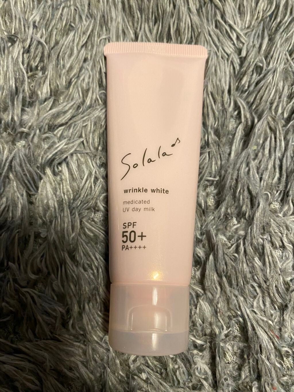 ソララ 薬用 リンクルホワイト UVデイミルク/ナリスアップ/日焼け止め・UVケアを使ったクチコミ(1枚目)