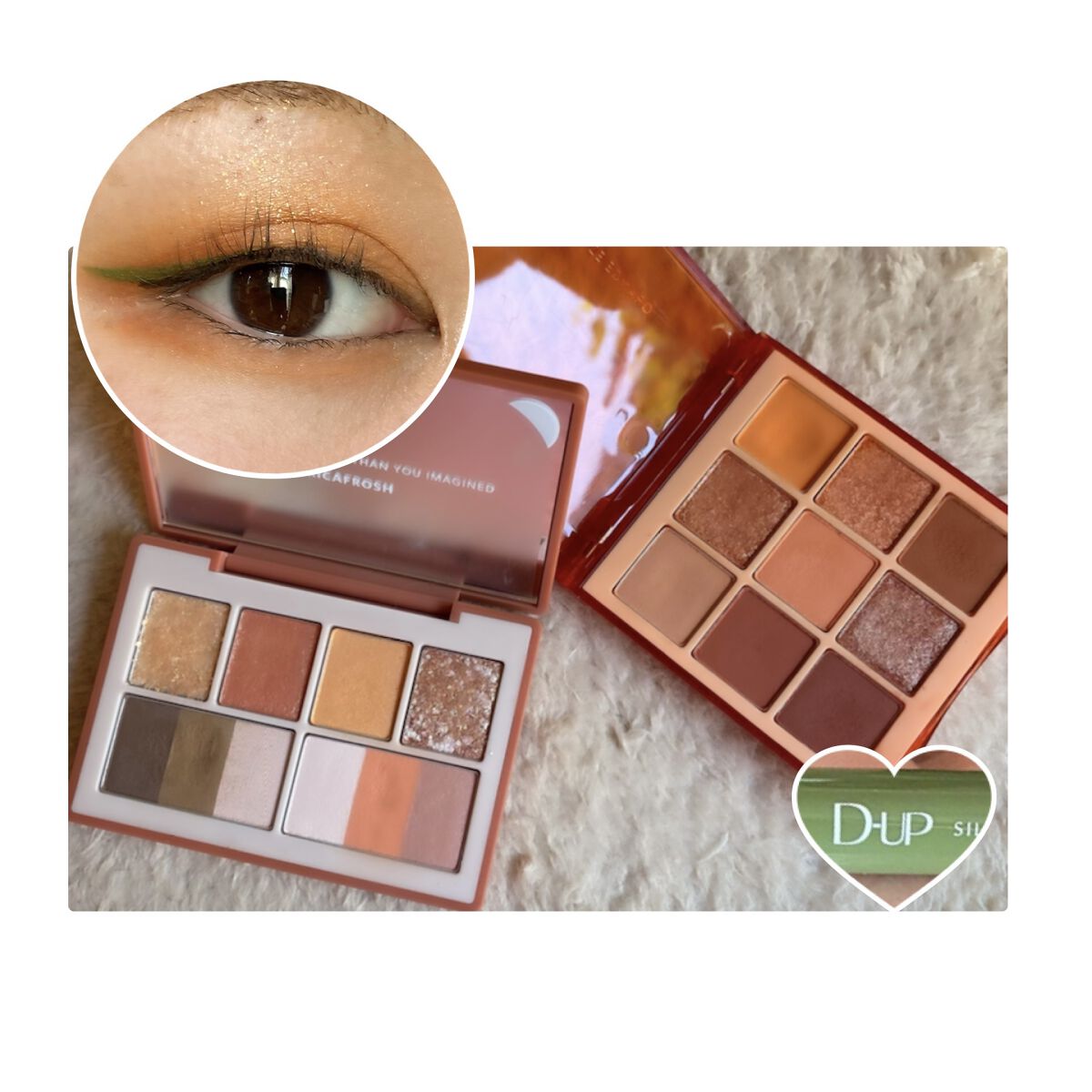 ジューシーオレンジパレット/innisfree/アイシャドウパレットを使ったクチコミ（1枚目）